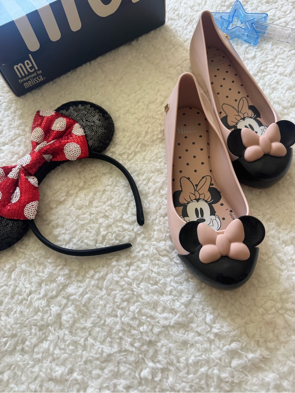 Mini Melissa Minnie Mouse girls flats